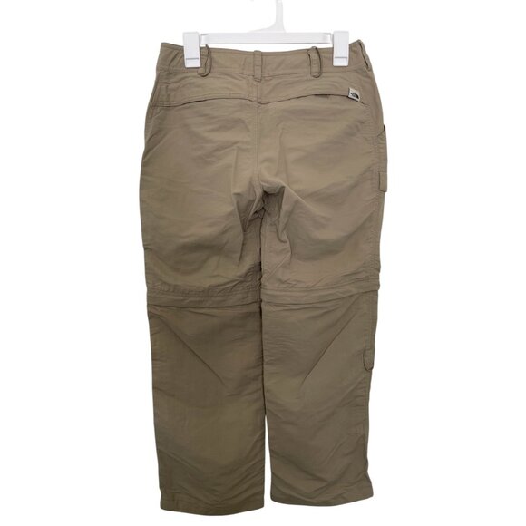 The North Face Khaki Convertible Zipper Hiking Active Cargo Pants - Picture 2 of 15